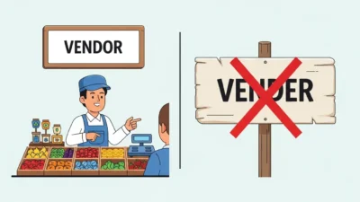 Vender vs Vendor
