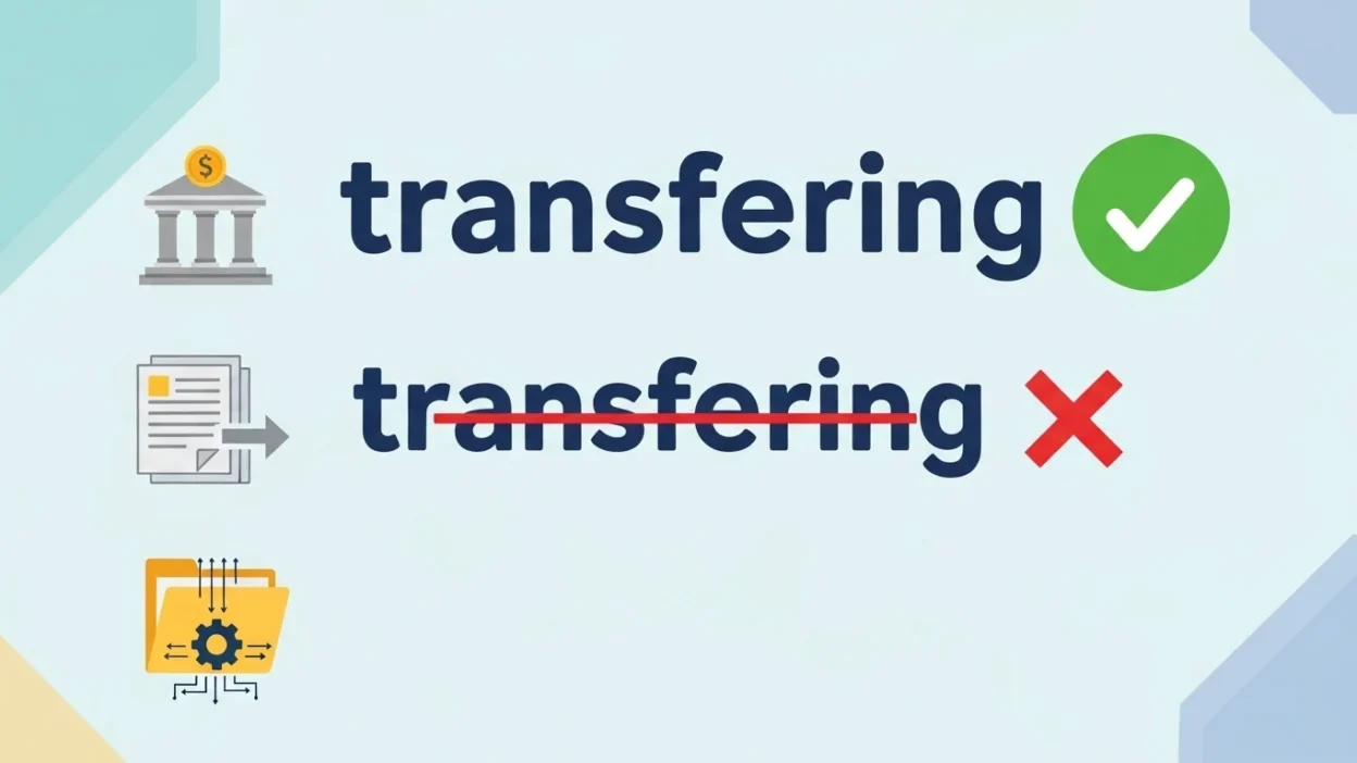 Transferring vs Transfering