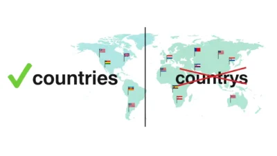 Countrys vs Countries