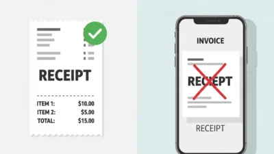 Receipt vs Reciept