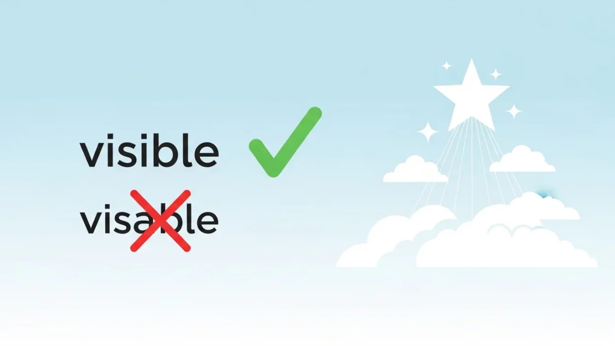 Visible vs Visable