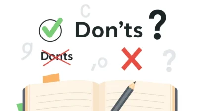 Donts or Don’ts