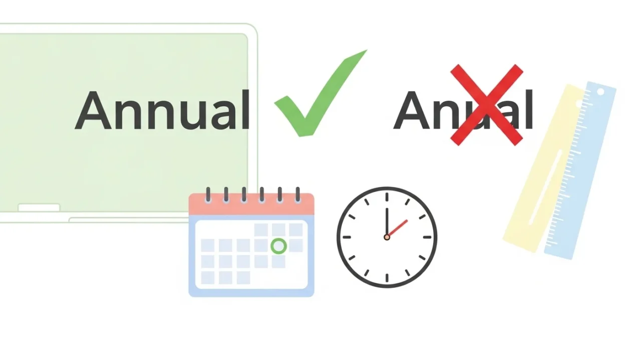Annual vs Anual