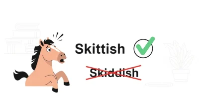 Skiddish vs Skittish