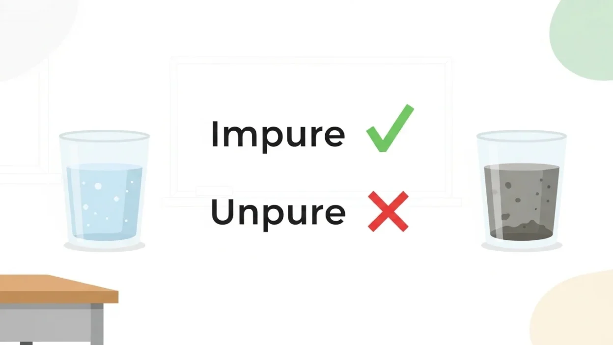Unpure vs Impure