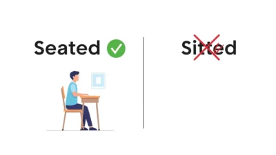 Sitted vs Seated