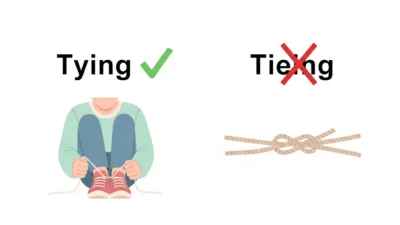 Tieing vs Tying