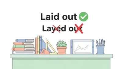 Layed Out vs Laid Out