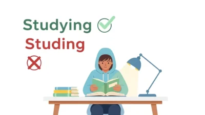 Studing vs Studying