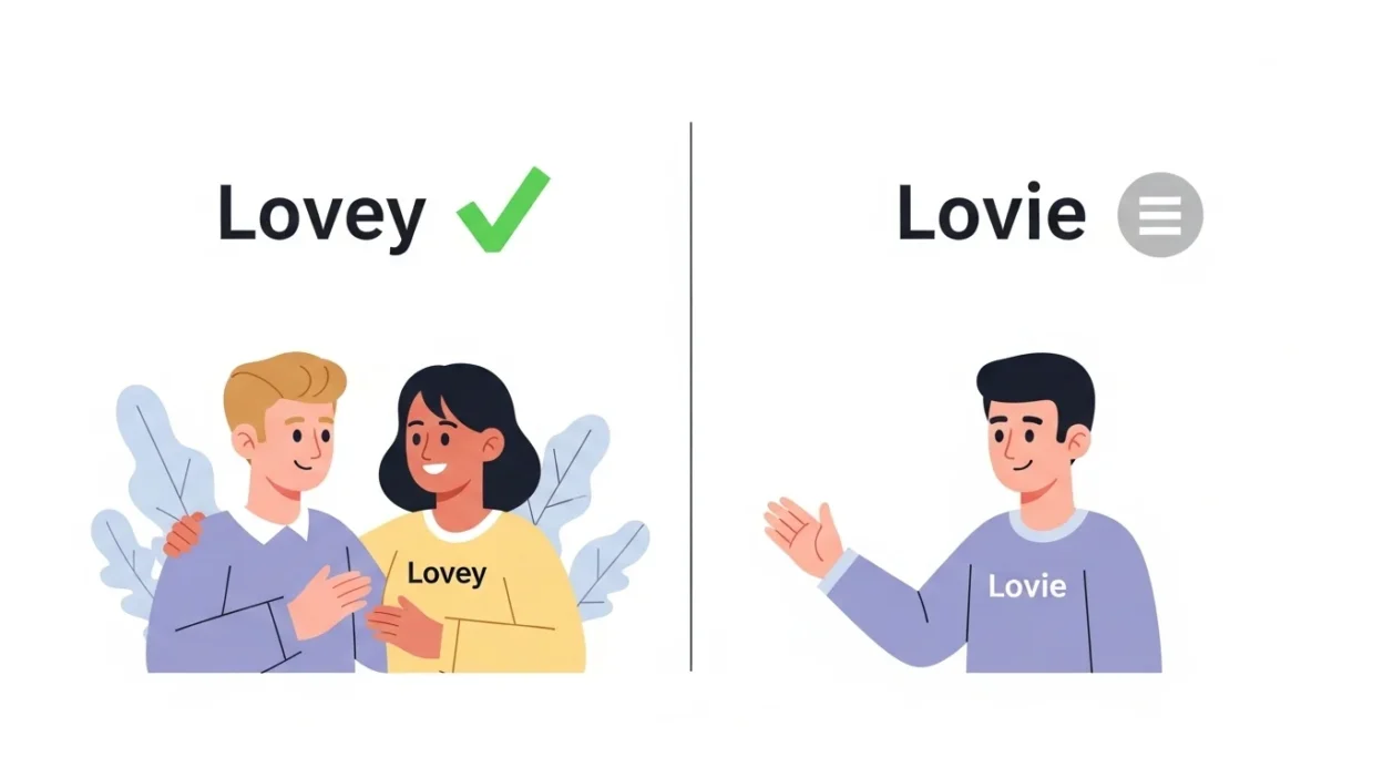 Lovie vs Lovey