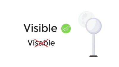 Visable vs Visible