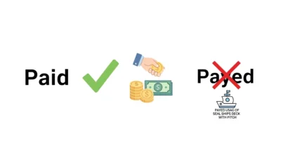 Payed vs Paid