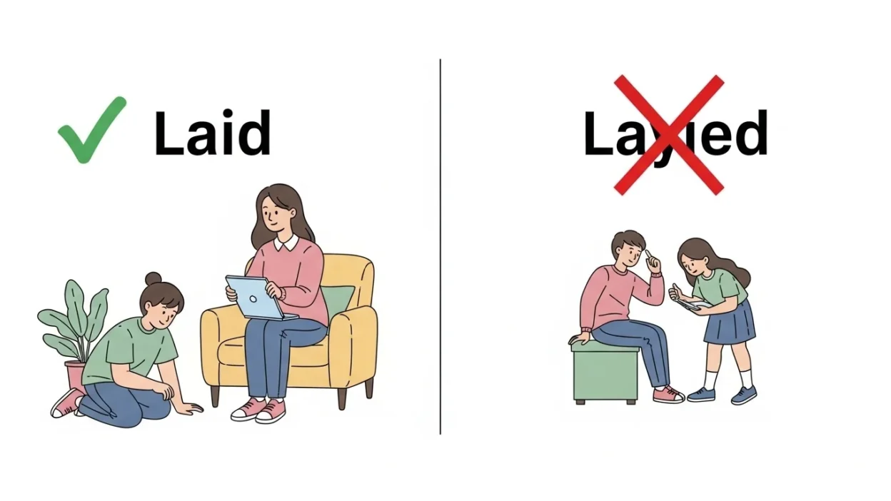 Laid vs Layed