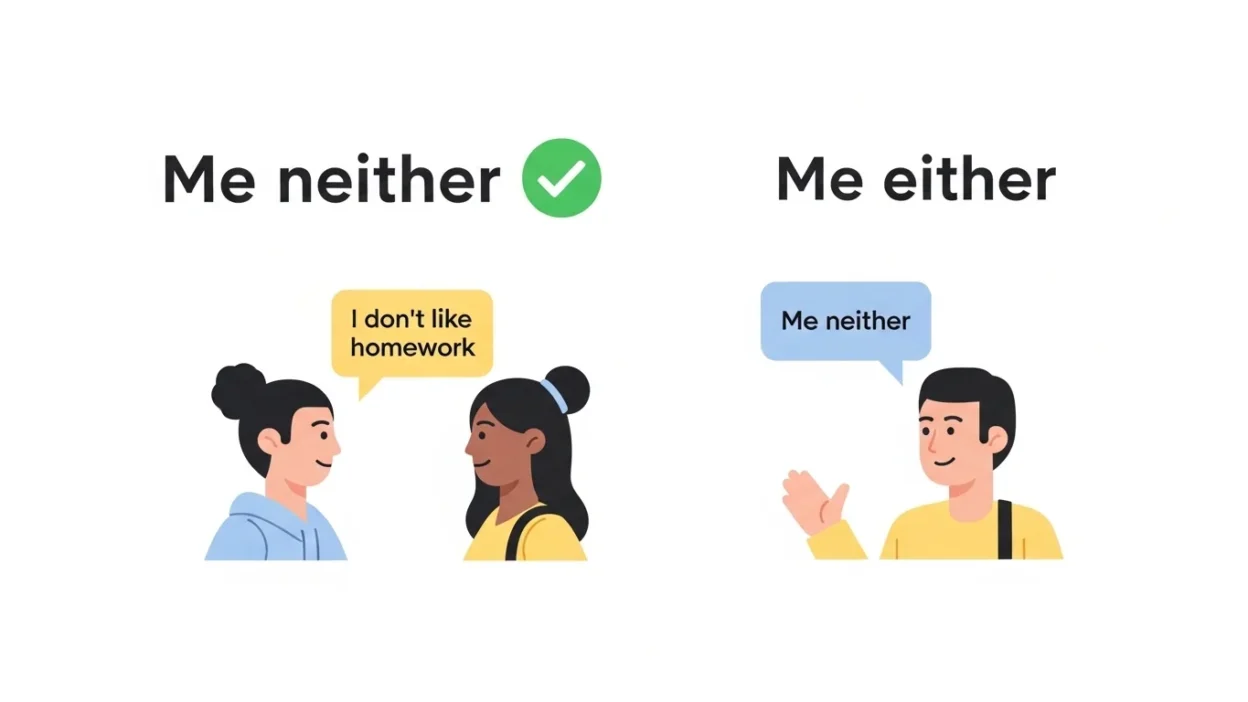 Me Either vs Me Neither