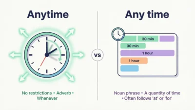 Any Time vs Anytime