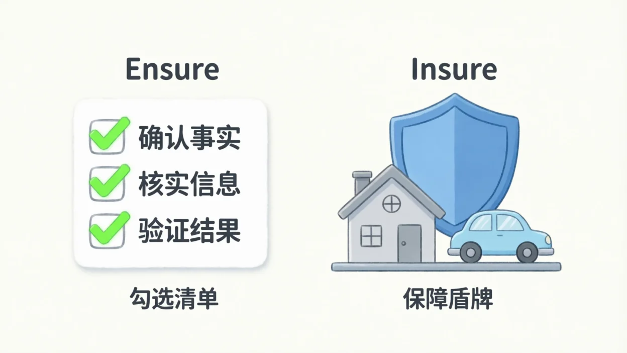 Ensure vs Insure