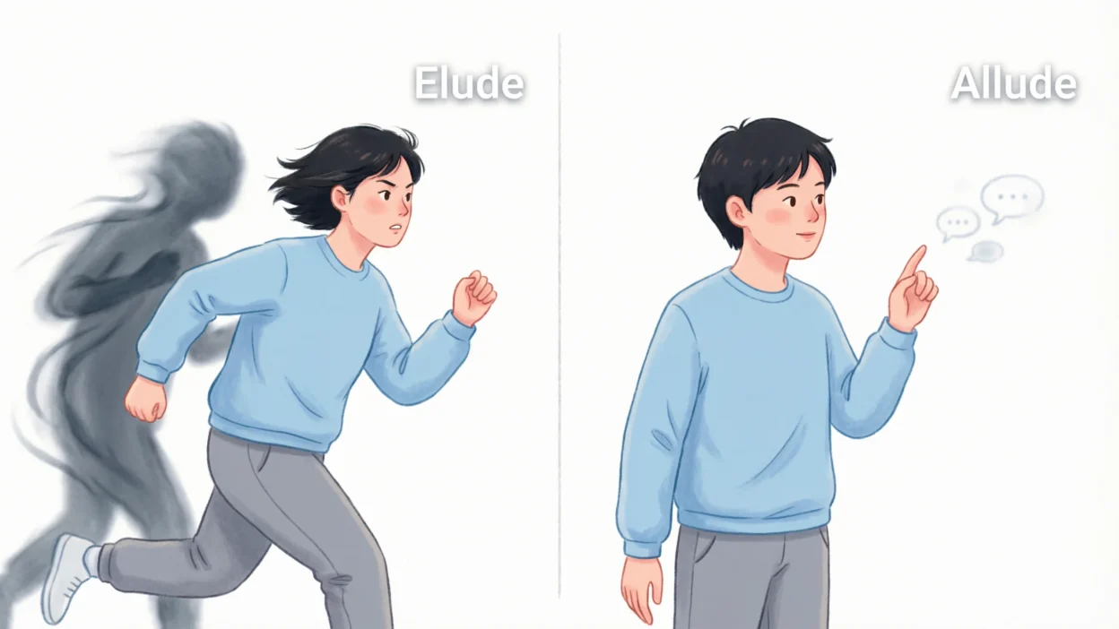 Elude vs Allude