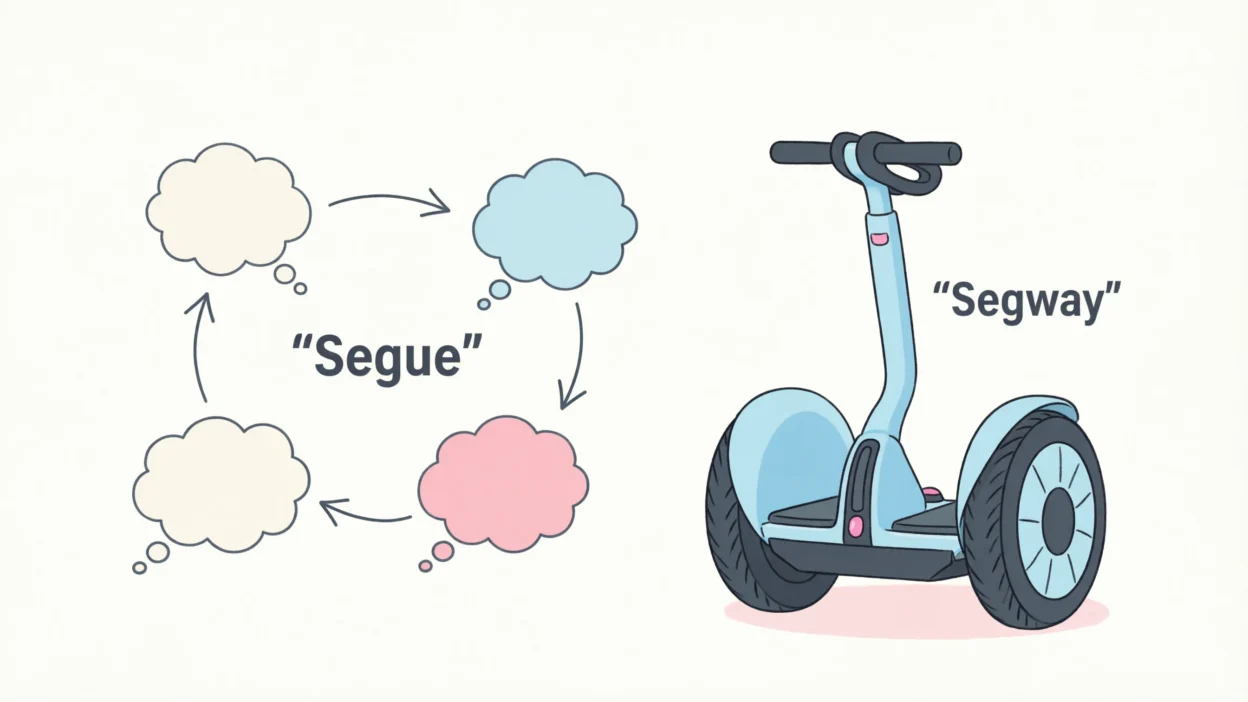 Segway vs Segue