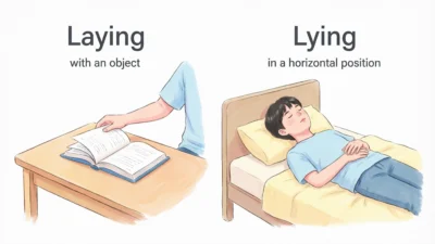 Laying vs Lying