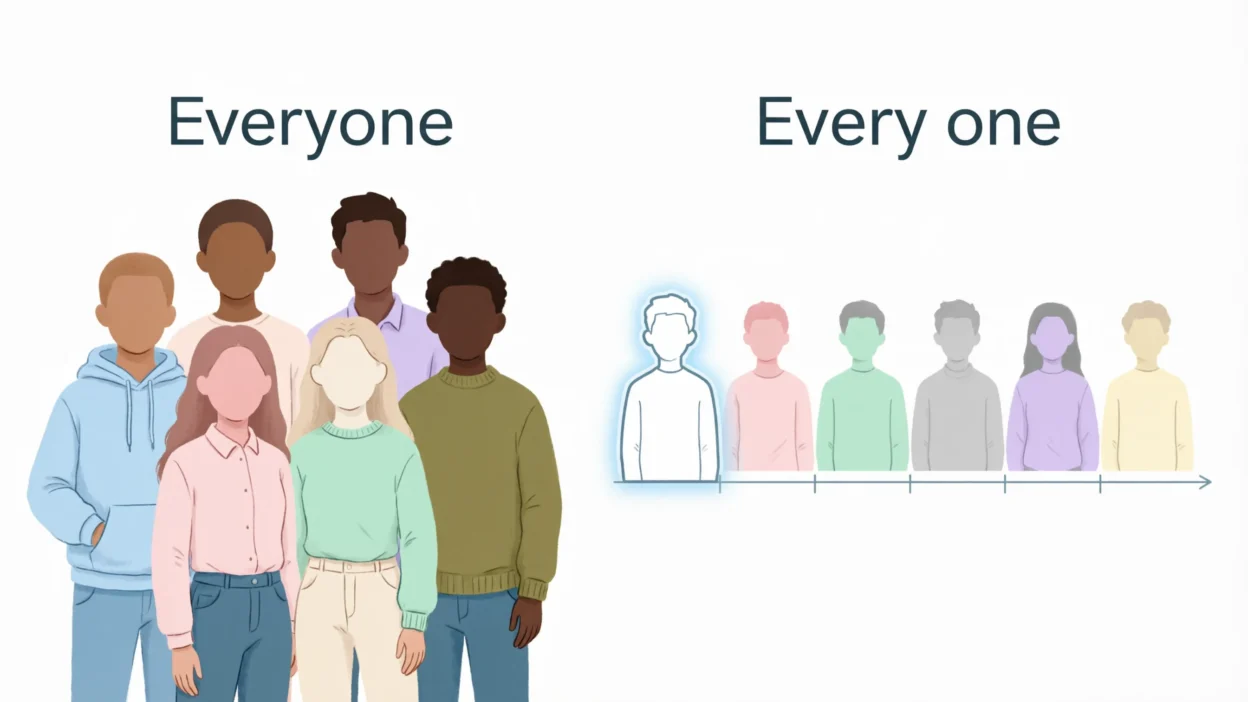 Everyone vs Every One