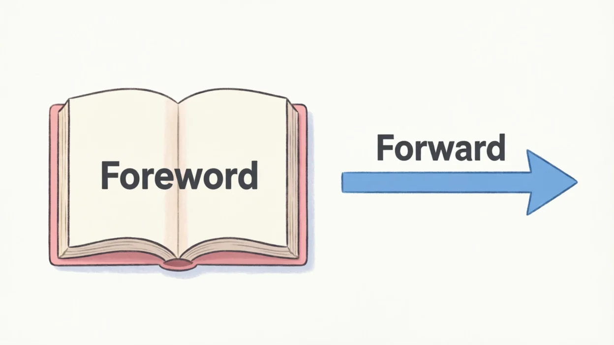 Foreword vs Forward