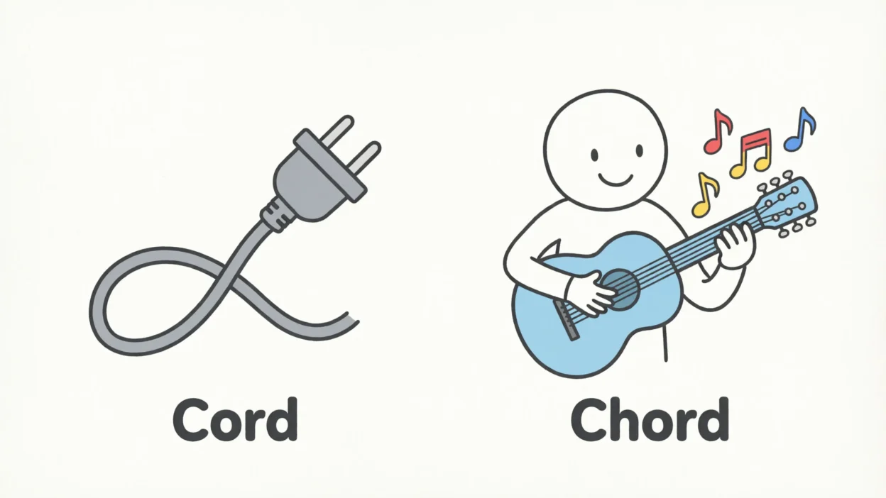 Cord vs Chord