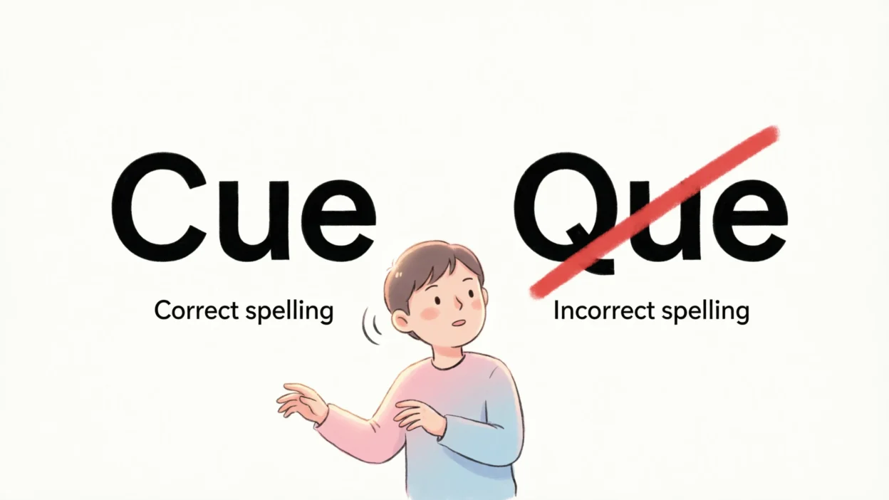 Cue vs Que