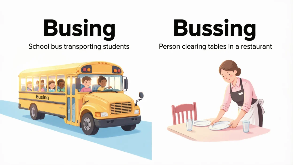 Bussing vs Busing