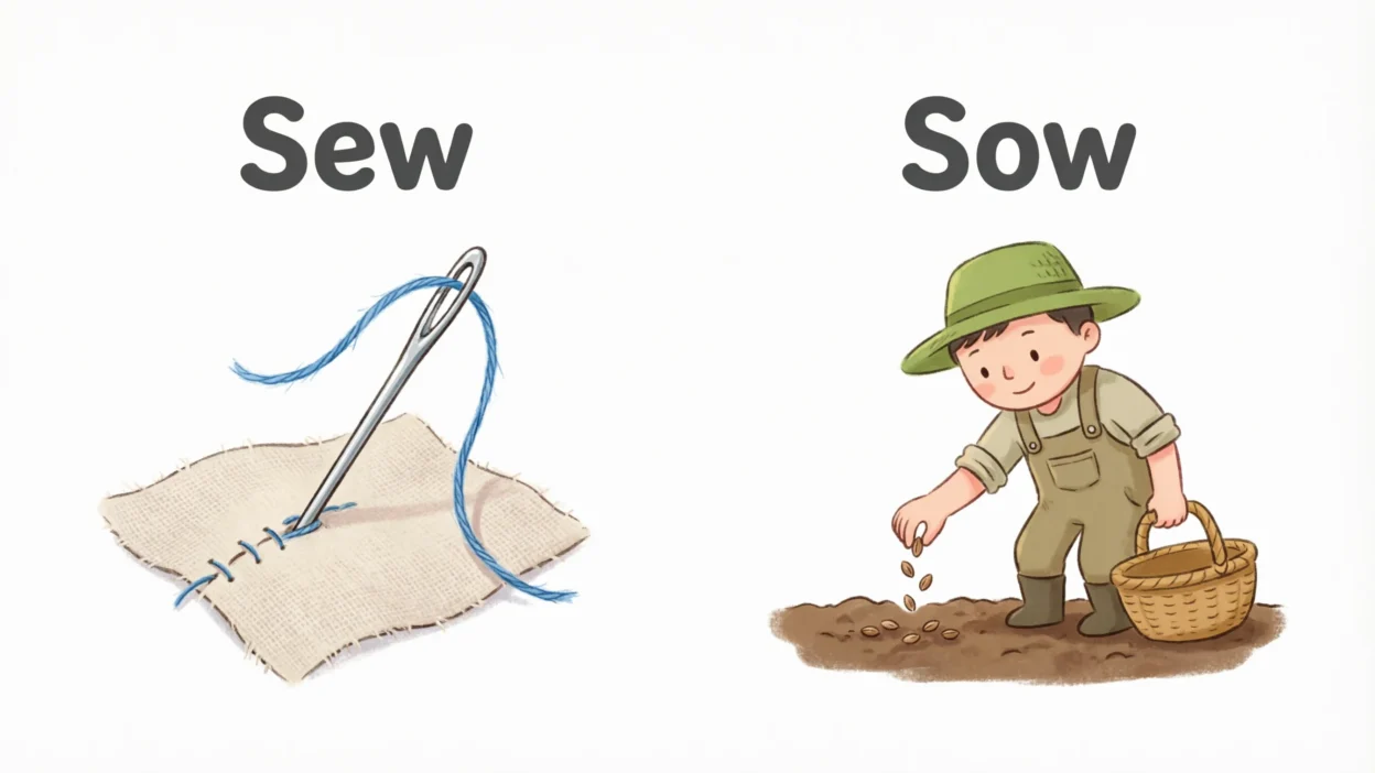 Sew vs Sow