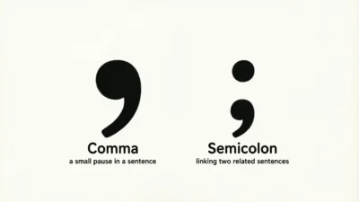 Comma vs Semicolon