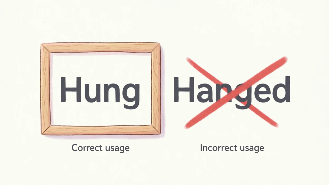 Hung vs Hanged