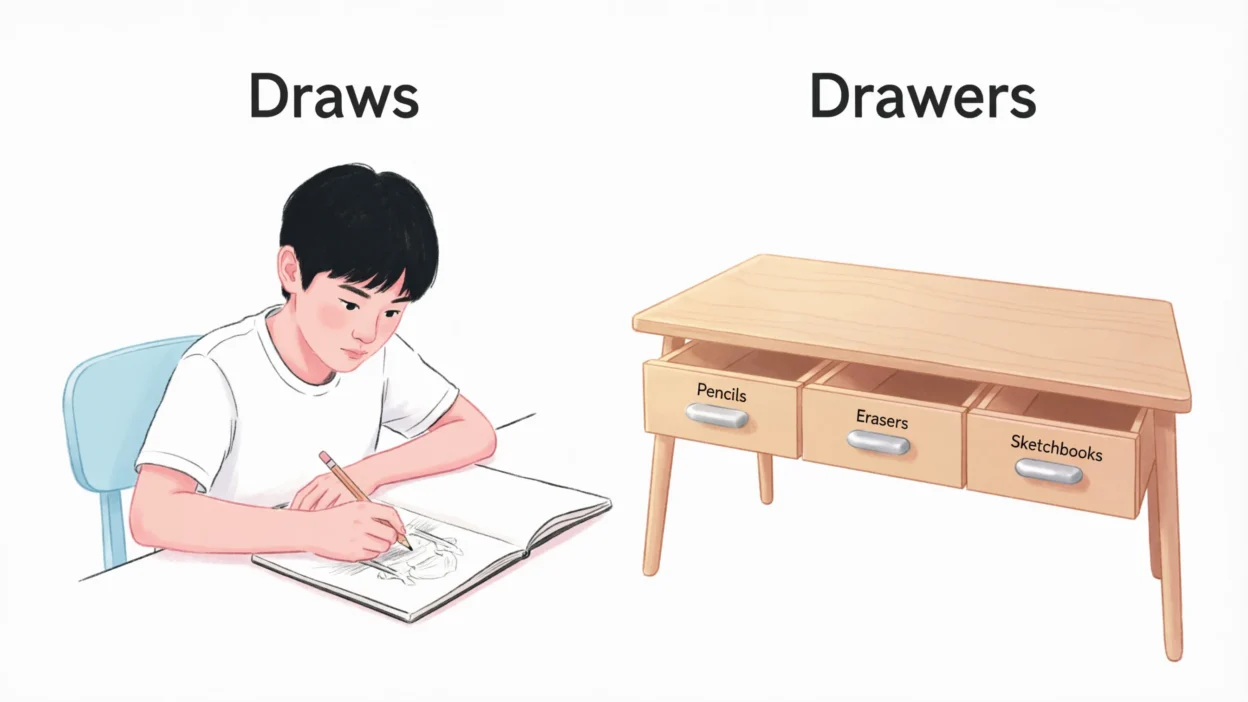 Draws vs Drawers