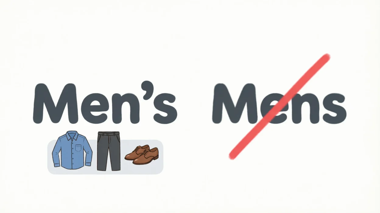 Mens vs Men’s