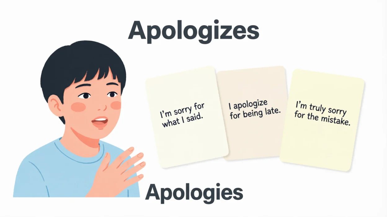 Apologizes vs Apologies