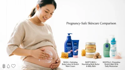 Are Nivea products safe during pregnancy compared to Burt’s Bees or Mustela? Discover the safest skincare choices for pregnant women.