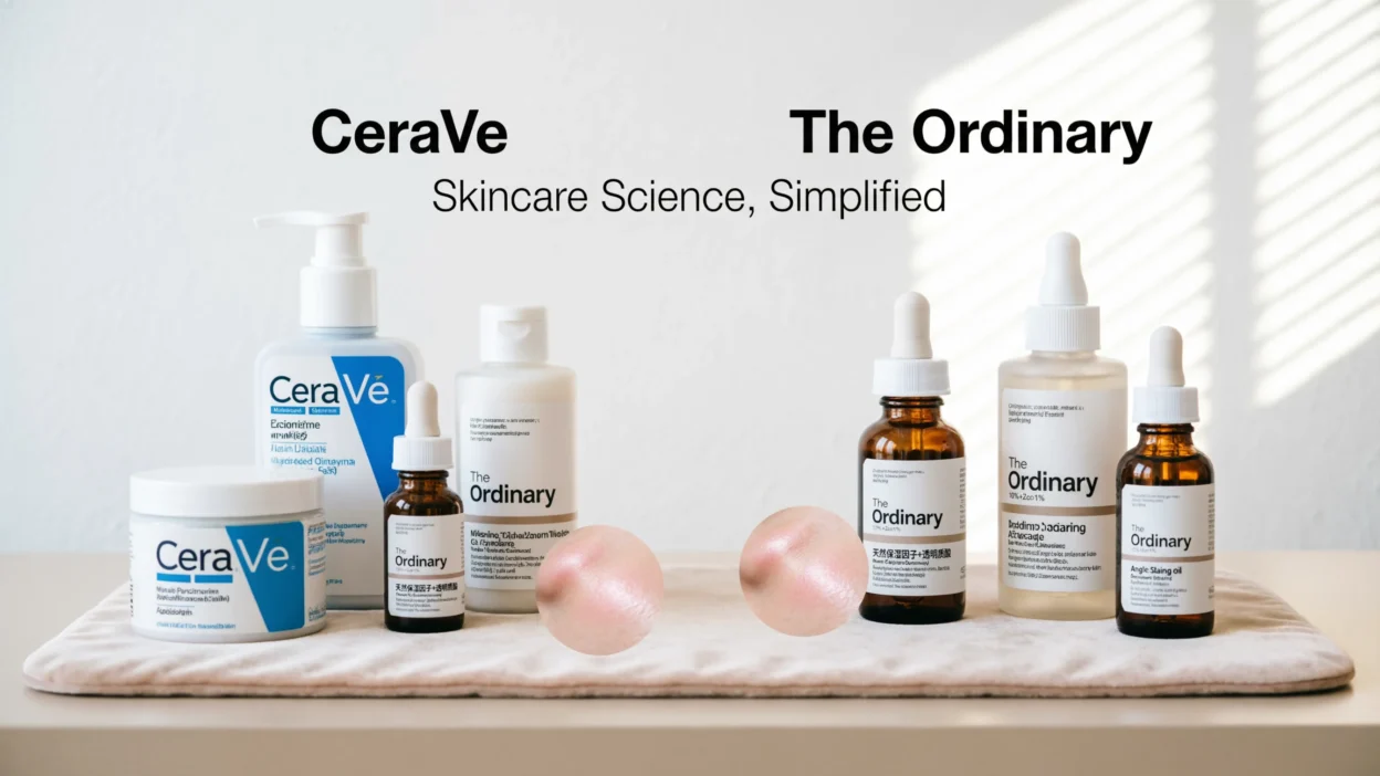 How does CeraVe compare to The Ordinary in skincare effectiveness? Discover the real differences, best products, pros, cons, and expert Gen Z skincare advice.