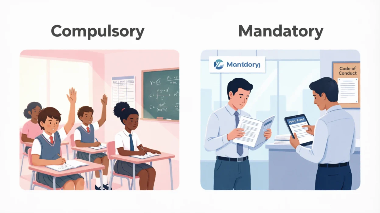 Compulsory vs Mandatory