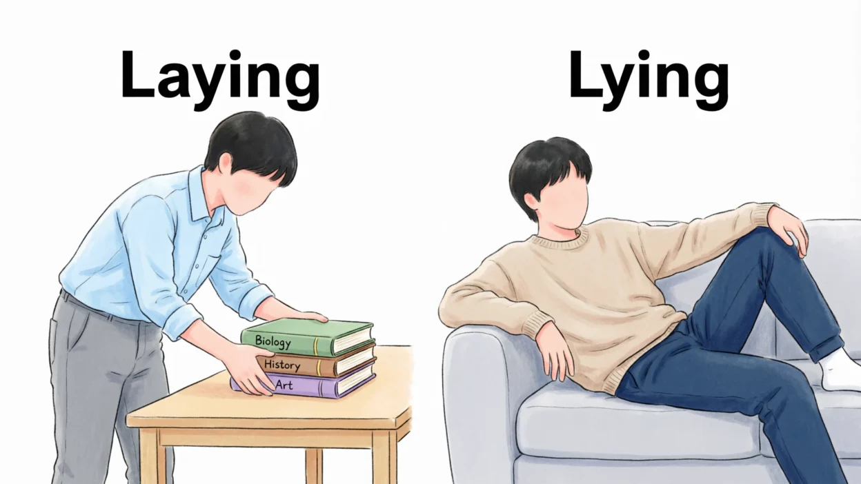 Laying vs Lying