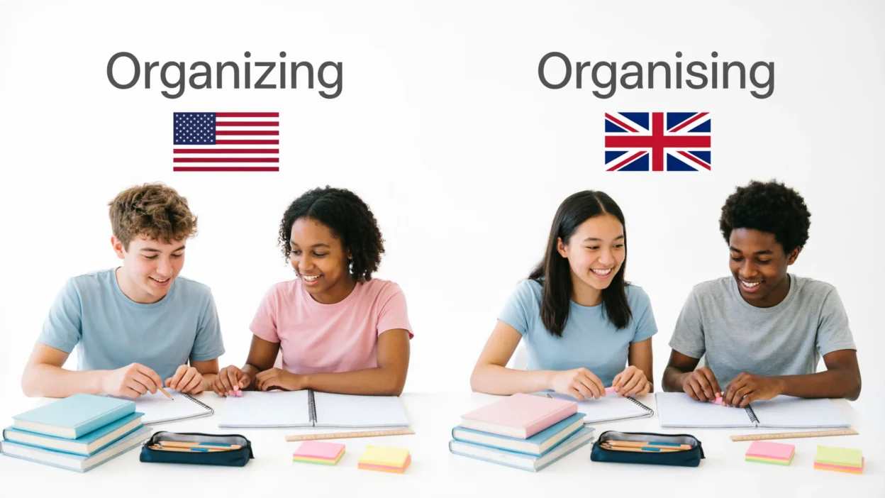 Organizing vs Organising
