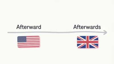 Afterward vs Afterwards