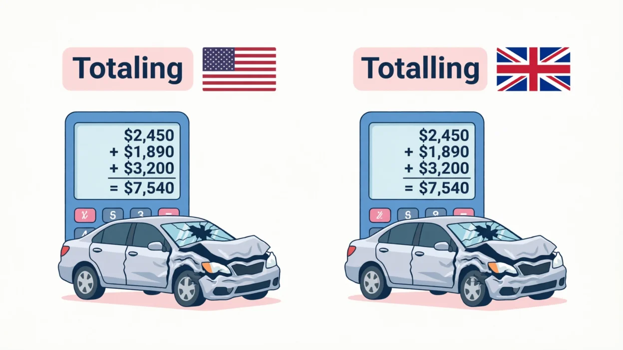 Totalling vs Totaling