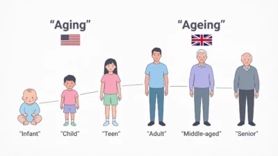 Ageing vs Aging