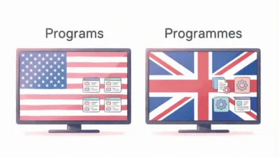 Programs vs Programmes