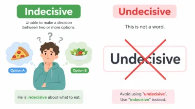 Indecisive vs Undecisive