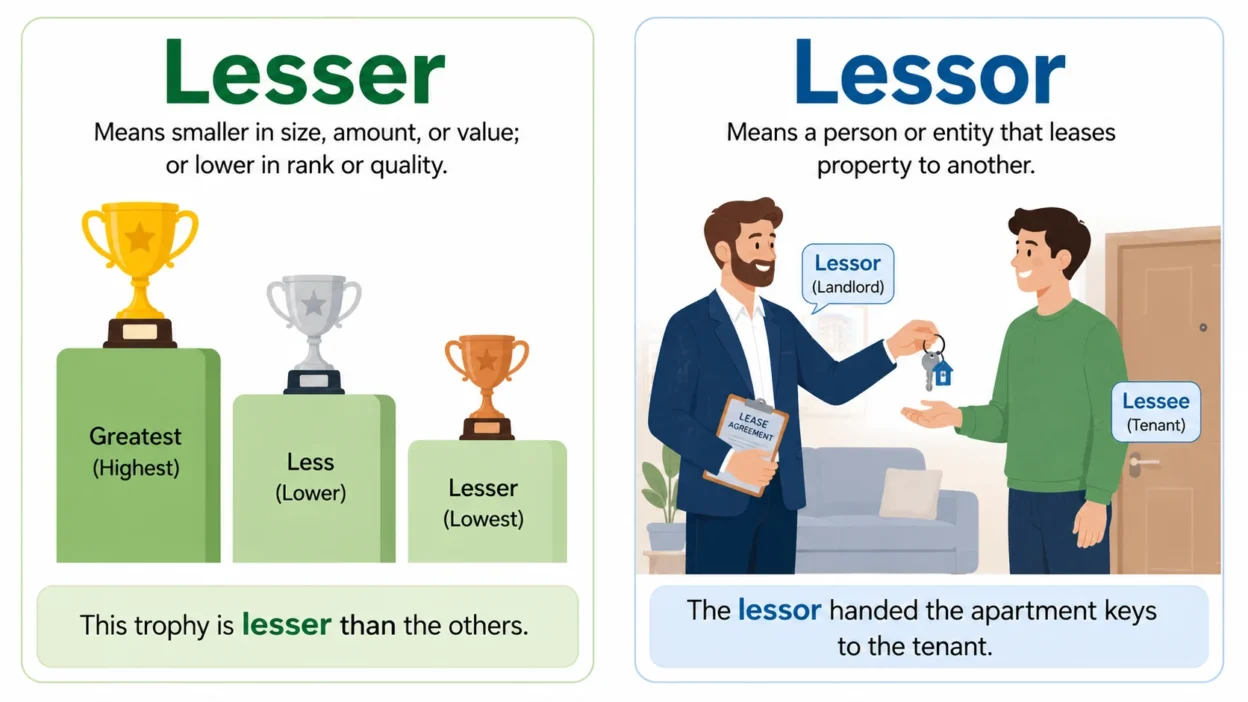 Lesser vs Lessor