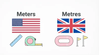 Meters vs Metres